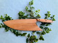 Very beautiful sycamore serving knife.