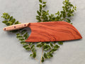 Beautiful Black lined cherry serving knife.