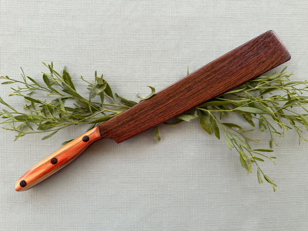 Beautiful exotic bocote spatula/icing knife.