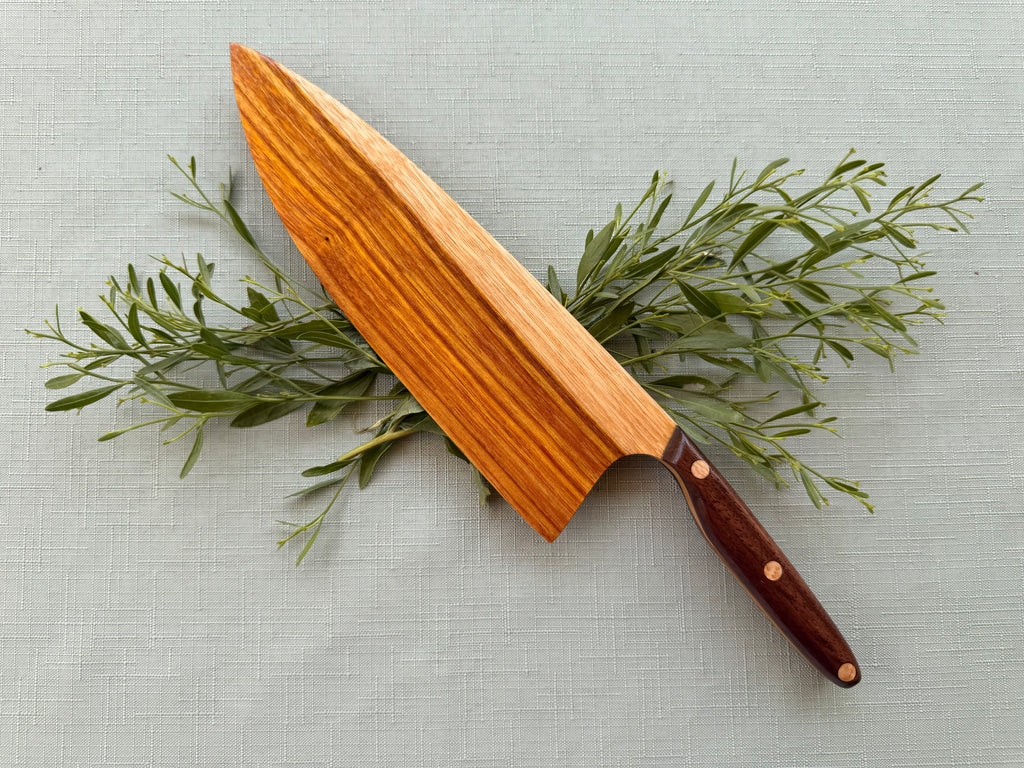 Beautiful Canary wood serving knife