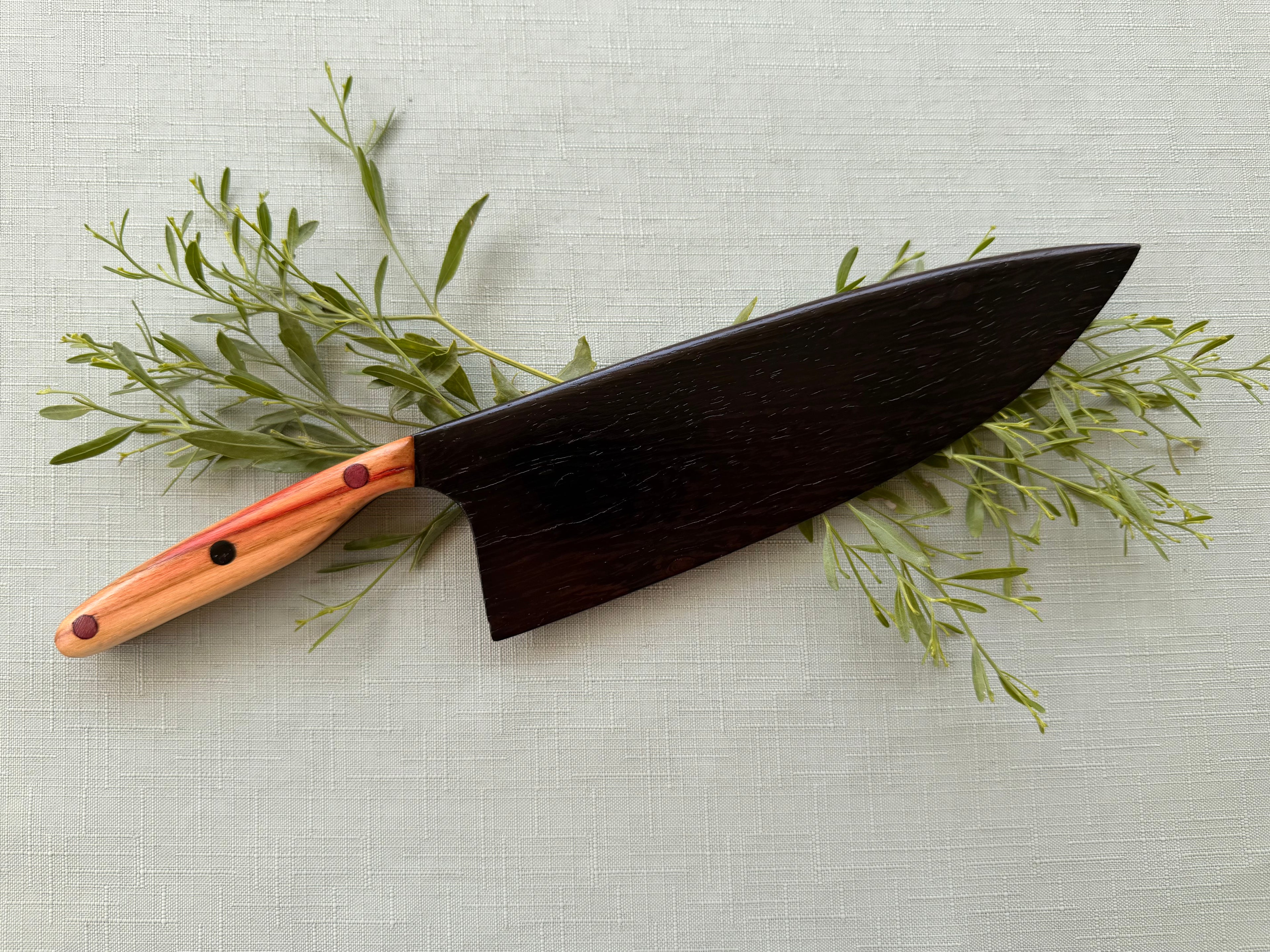 Exotic Wenge serving knife