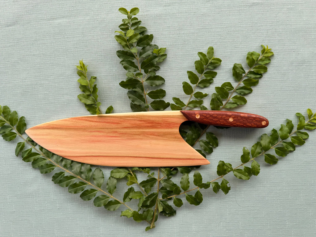 Flaming boxelder knife.