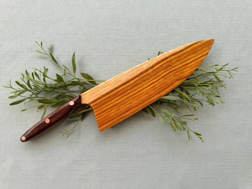 Beautiful Canary wood serving knife