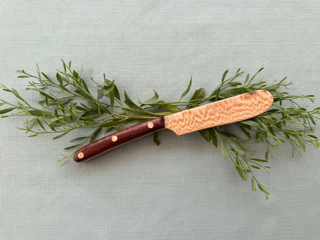 Beautiful Sycamore butter/spreader knife