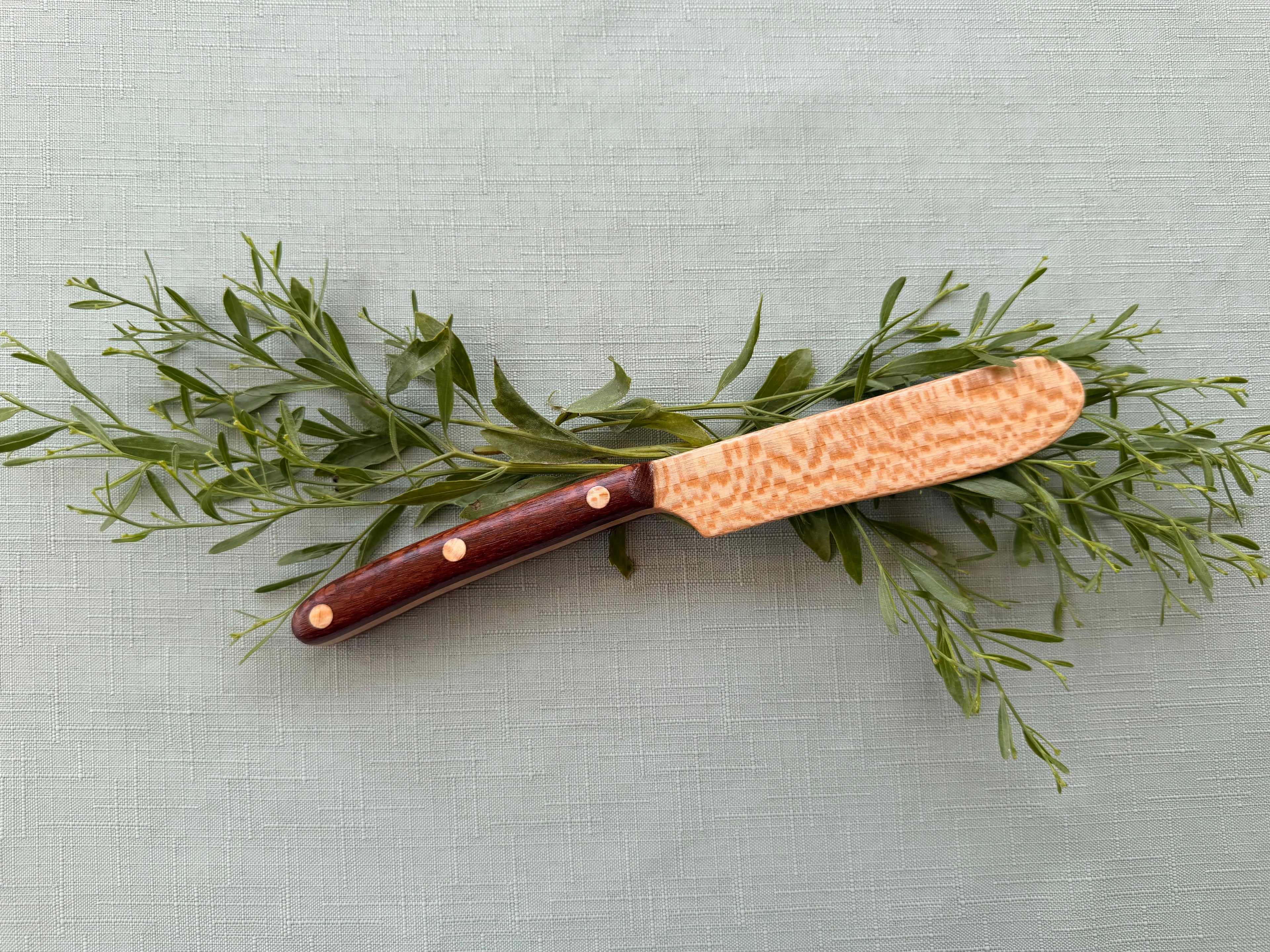 Beautiful Sycamore butter/spreader knife
