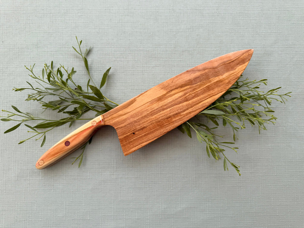 Beautiful spalted maple serving knife
