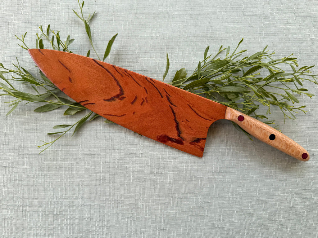 Beautiful Black lined cherry serving knife