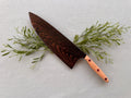 Beautiful exotic wenge serving knife