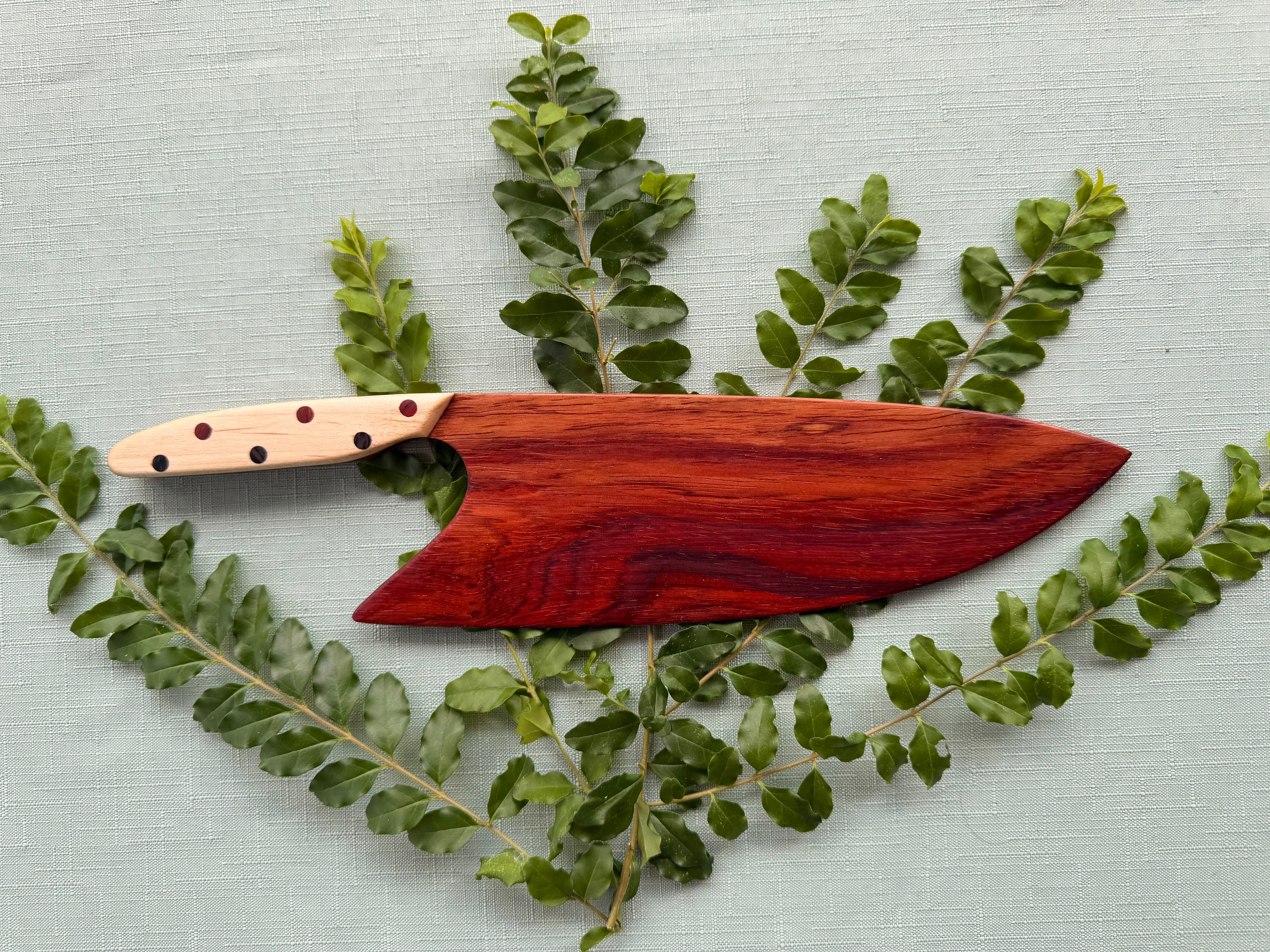 Beautiful exotic marbled padauk