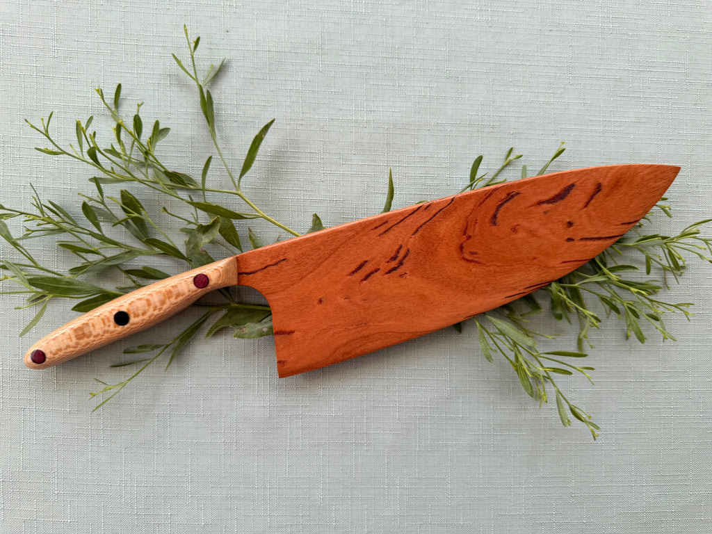 Beautiful Black lined cherry serving knife