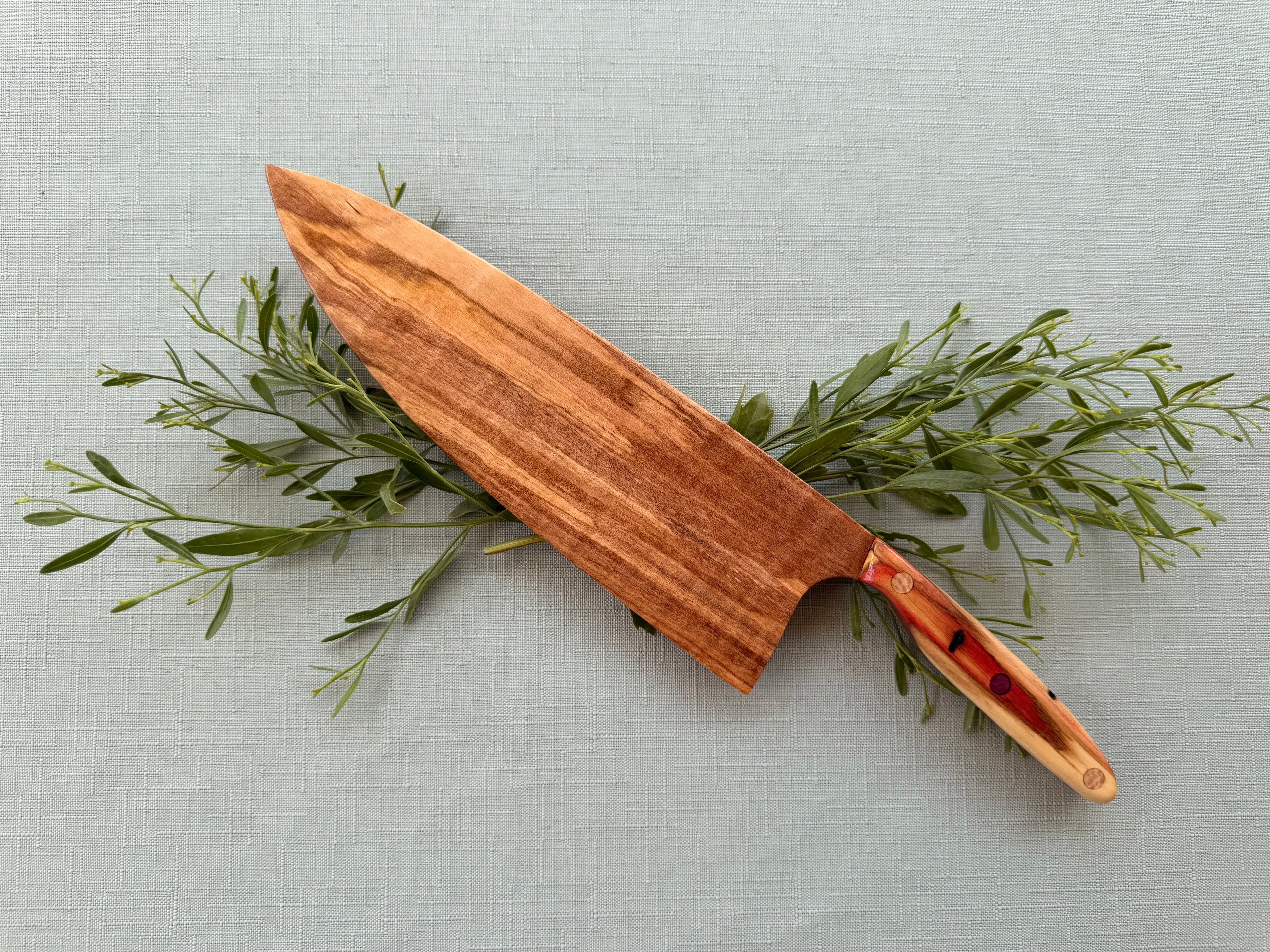 Beautiful spalted maple serving knife
