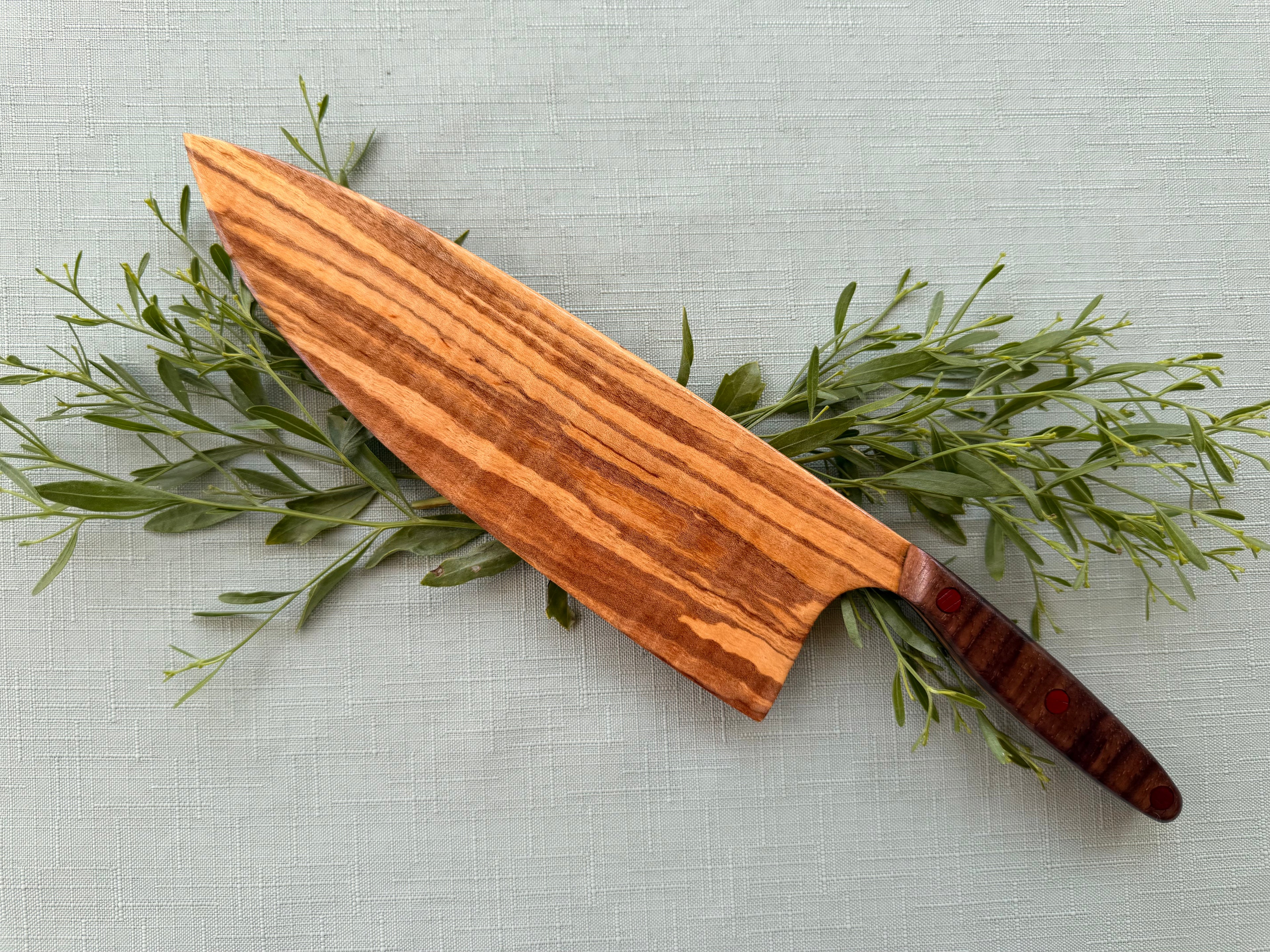 Beautiful Spalted maple serving knife